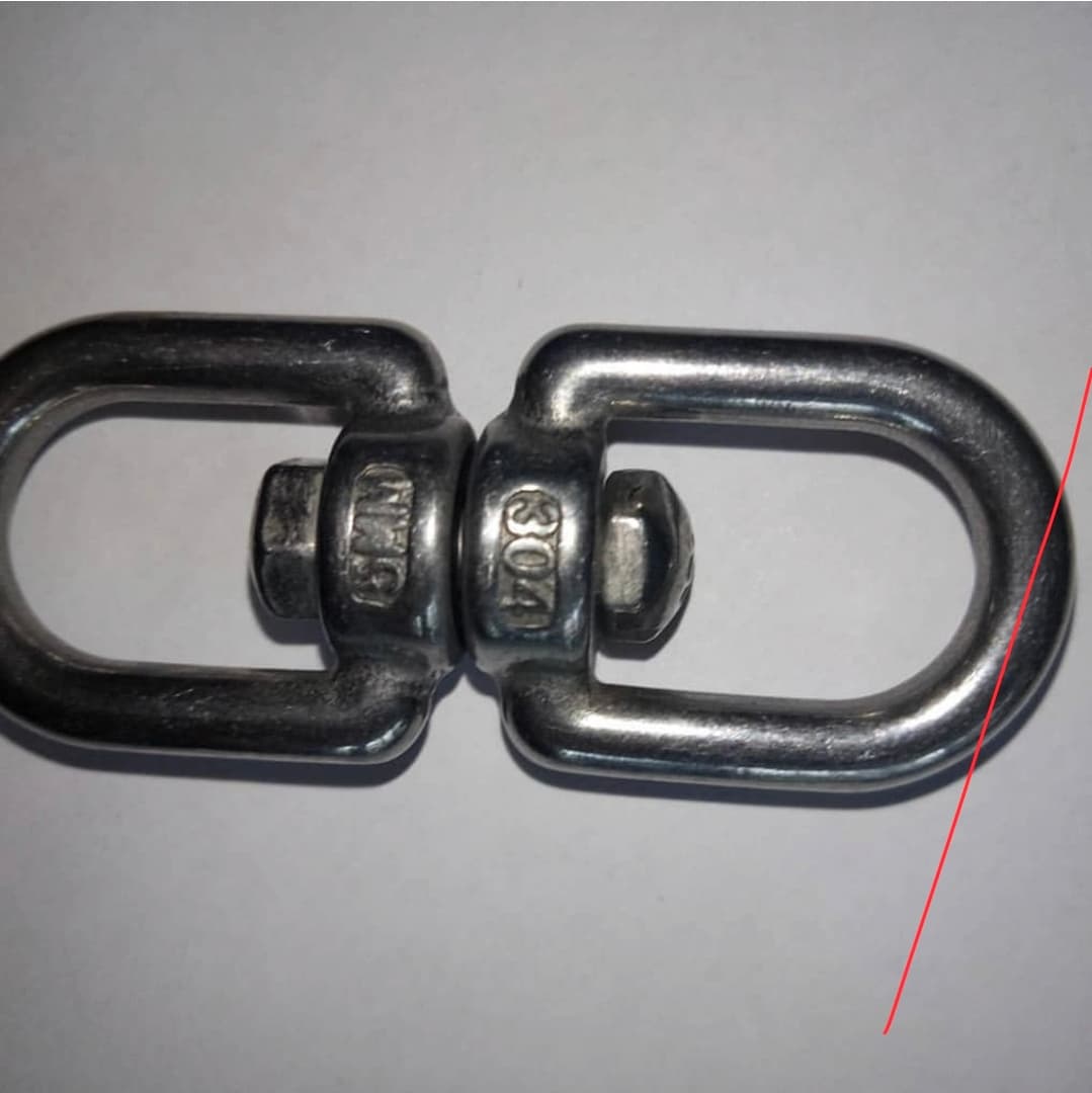 Industrial metal components with stainless finish